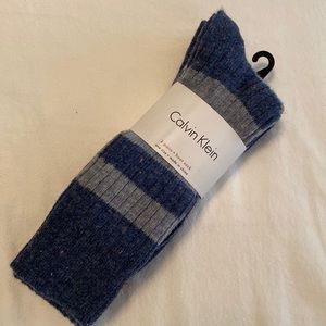 NEW Calvin Klein Boot Socks 2 Pairs One Size 7-12